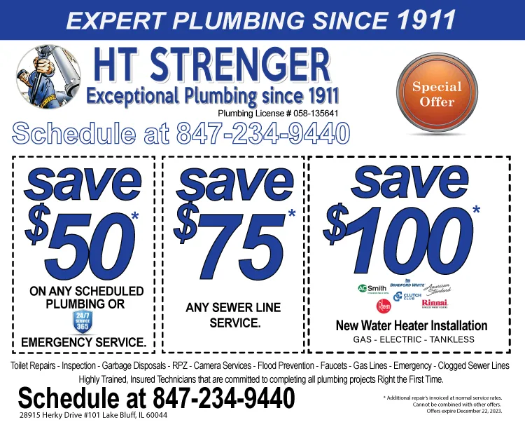 Save with Plumbing Coupons from HTSTRENGER Plumbing
