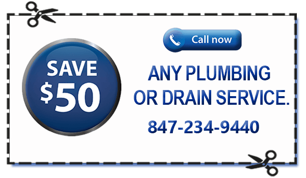 Plumbing services $50 coupon